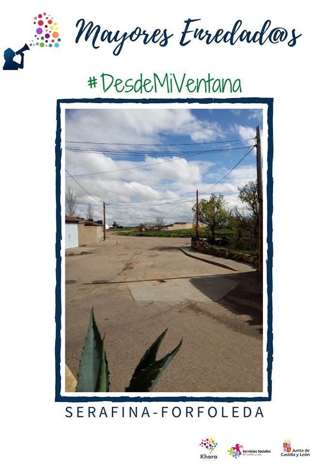 KHORA_Colectivo's tweet photo. Hoy en #desdemiventana 🖼 Serafina nos abre la suya, y nos invita a compartir un rayo de luz y de esperanza desde #Forfoleda. ¿Qué veis vosotros?
Mándanos tus fotos al: 644 476 239 ☎️📲
Muchas gracias Fina por tu aportación☺️
#participacionciudadana #mediorural #mayoresenredados https://t.co/wZ97enGIJC