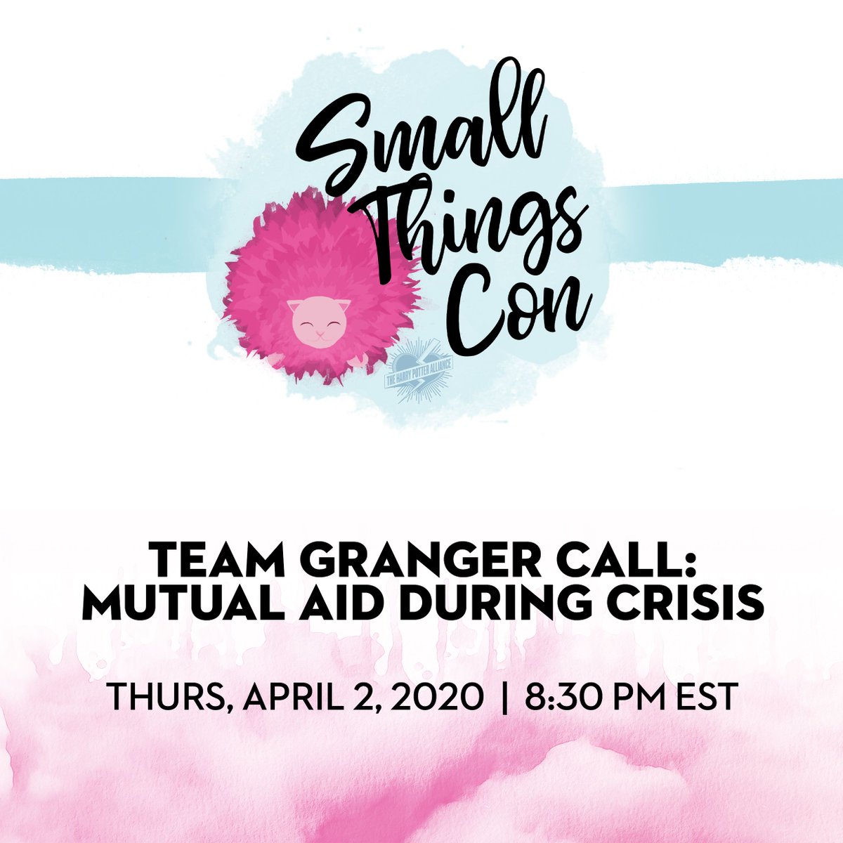 FandomForward's tweet photo. Calling all #WizardActivists! Join us for a special #TeamGranger Call today at 8:30pm ET to learn all about what you can do to help making democracy accessible and safe during the #COVID19 crisis! #SmallThingsCon
https://t.co/yvrsSb4mxr https://t.co/jZwPOXuWVp
