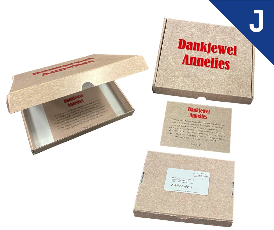 jetsign_nl's tweet photo. Uw medewerkers een hart onder de riem steken? 💌 Wat dacht u van een persoonlijke bedank box aangevuld met give-aways 💪
✅Gepersonaliseerde print van personal box &amp; kaart
✅ Verzending door JETSIGN
☎️ Meer weten? 0252 - 535 909 of info@jetsign.nl
➡️ https://t.co/ihxb1nBMc2 https://t.co/k07sqcoID8