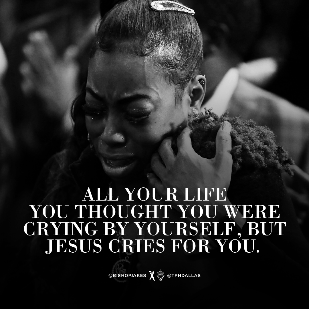 TPHDallas's tweet photo. He not only feels our pain — He also knows our story!

When you're going through, He's there to heal the brokenhearted and bind all wounds (Psalm 147:3).

Watch #StrangeTears by @BishopJakes: https://t.co/KGU23tRaO6

#TPHOnline https://t.co/EjAxOR4K7Y