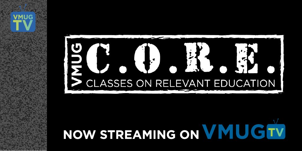 VMUGAdv's tweet photo. Introducing VMUG C.O.R.E. to #VMUGTV!
Learn how to get your home lab setup and running in a nested environment with VMware Workstation and #VMUGAdv with Brian Kirsch (@bckirsch)!
Watch now: https://t.co/uDBAy1tkTv https://t.co/TEnECtXBXR