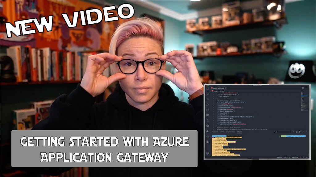 Want to learn how to setup an Azure Application Gateway on an Existing Kubernetes Cluster? - youtu.be/MsjUVhf2z38