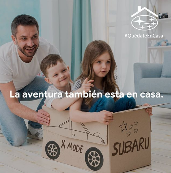 SubaruRD's tweet photo. Es momento que las aventuras ahora sean en casa, cuidemos de los nuestros y sigamos con las medidas de prevención. #QuédateEnCasa https://t.co/NuXpmJm4mL