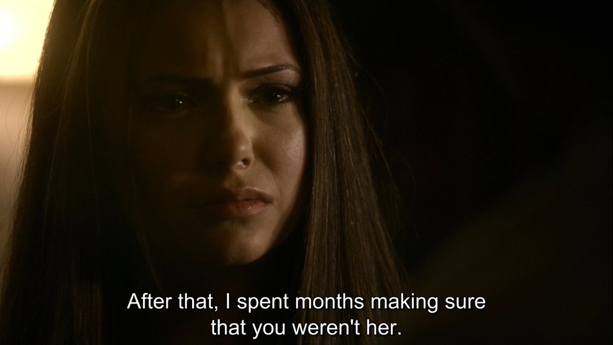 So he's just a regular stalker, gotcha. ;) He's so fucking selfish. Neither he or Damon are genuinely great, but oh my god. Stefan is so much worse in some way. Honestly, at least Damon says everything right into your face, not trying to hide it.