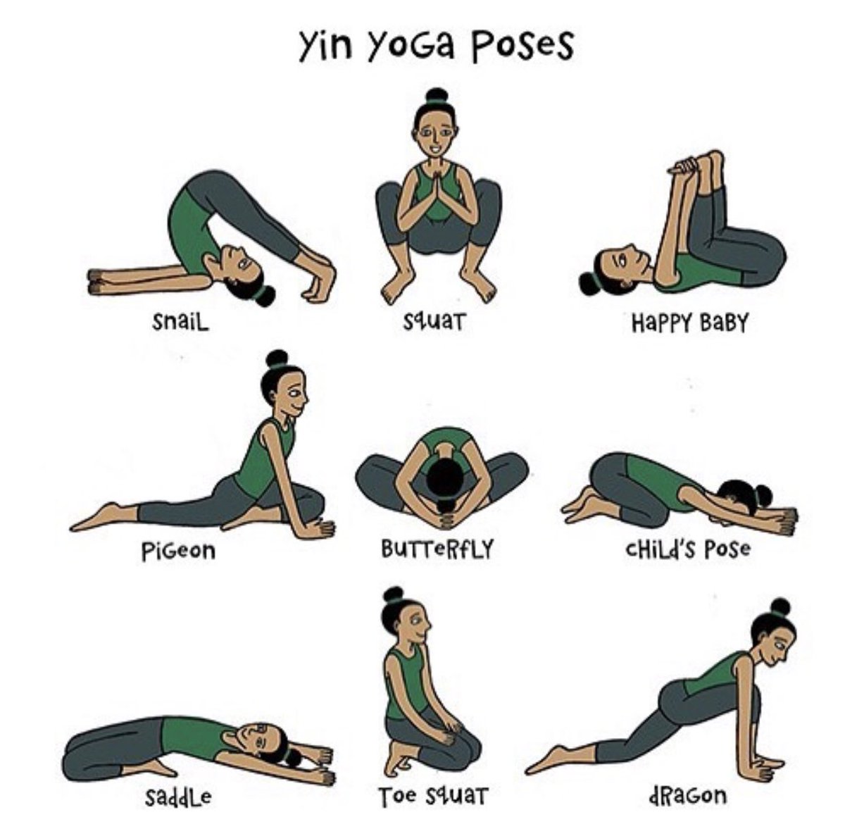 Yin Yoga Poses List Yin Yoga Poses List
