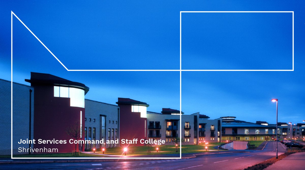 HLMArchitects's tweet photo. #ThrowbackThursday to 2001, the Joint Services Command &amp; Staff College, Britain’s first tri-services institution providing training &amp; education to officers of the Royal Navy, Army and Royal Air Force #HLMDefence.  Read more; https://t.co/uU8tiKgEQW https://t.co/s1PkPNTtG9