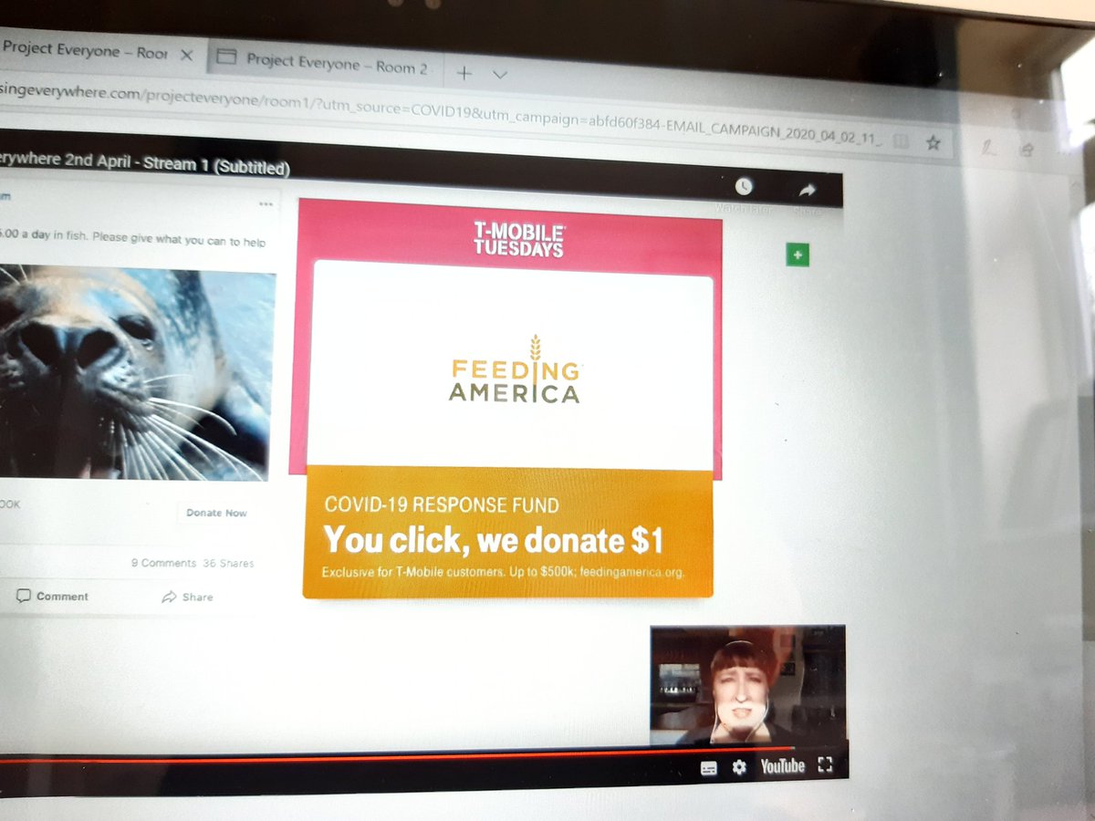 Now listening to  @MRCampaigns - our donors are hungry for human contact. Hearty example of a "stark ad".Take over large swathes of website to talk about response. #ProjectEveryone