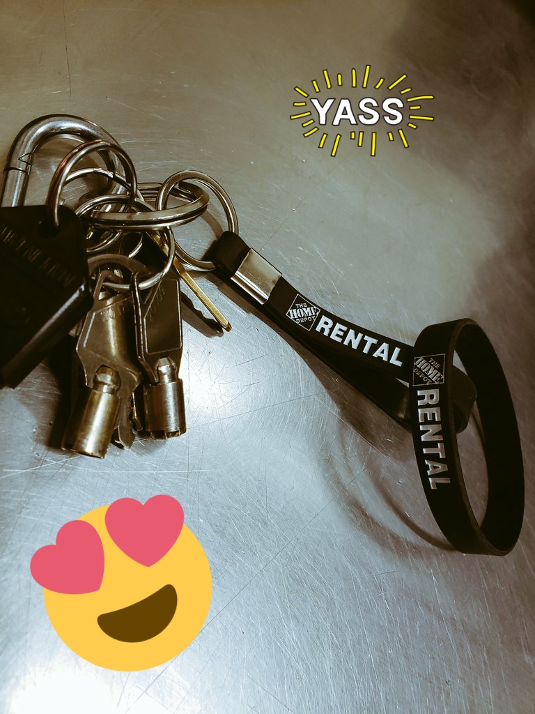Thank you again <a href="/AlanG_THDRental/">Alan Guillen</a>  for wristbands and keychain!! Just the Home Depot Tool Rental Flare I needed. #HomeDepot #ToolRental #orangelife #gottalovethatflare #HomeDepotRental