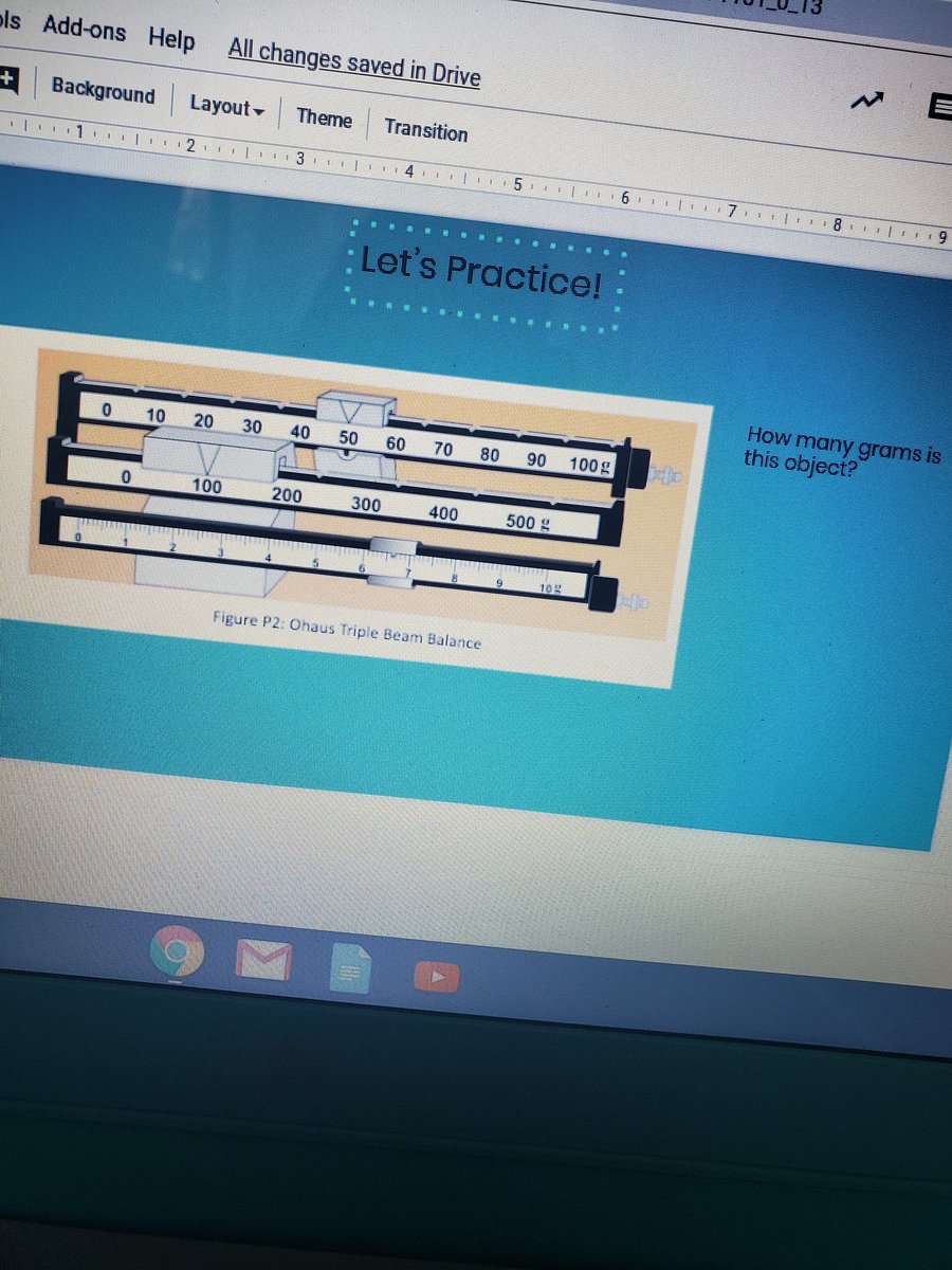 Today's task on google classroom is going over triple beam balances! I spoke to <a href="/lasserths/">Ms.LasserTHS</a> yesterday and talked about what content incoming 8th graders need to review to be prepared for science and she said measurement! <a href="/Taunton_Schools/">Taunton Public Schools</a> <a href="/parker_middle/">Parker Middle School</a> <a href="/MikeByron7/">Mike Byron</a> <a href="/THSPawlowski/">Elizabeth Pawlowski</a>