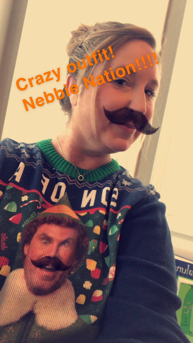 mel13car's tweet photo. @nebbienation #rockwalllearns #rockwallisdconnects CrAzY outfit day!!! Xmas in April. https://t.co/KrNHaWb0Ew