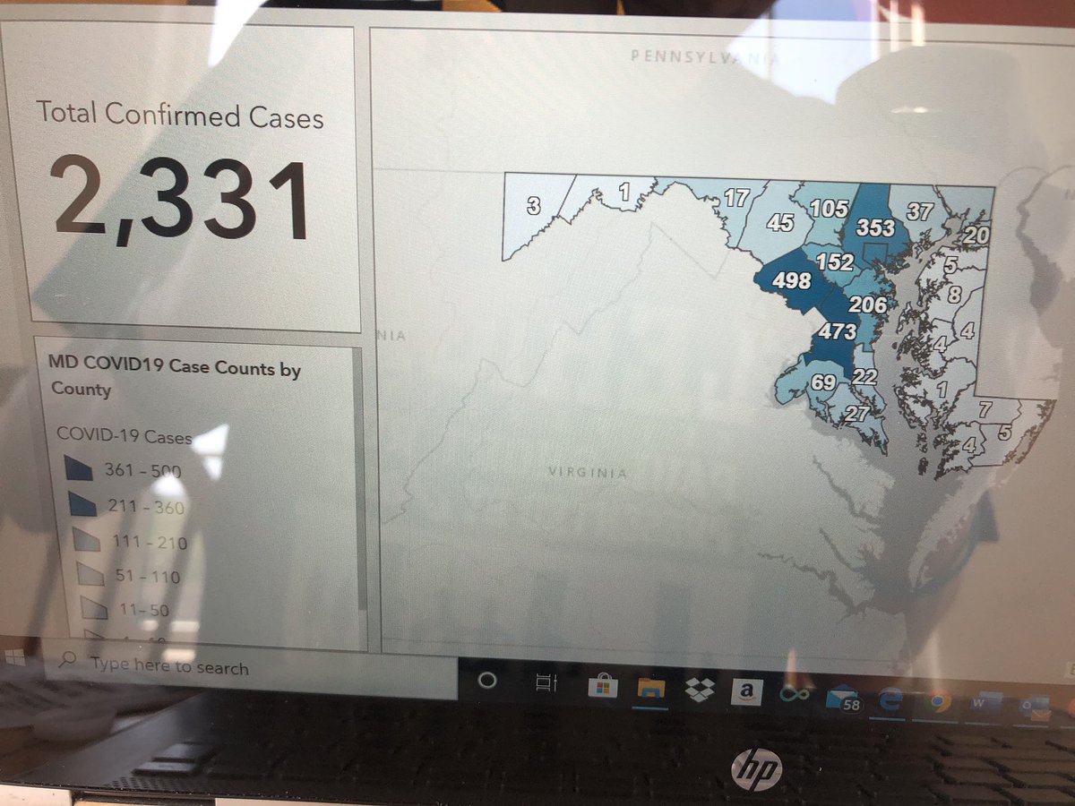 twitmer2021's tweet photo. With Allegany County now having a confirmed case of #coronavirus, every county in Maryland has at least one #Etownpops https://t.co/gooZNfLKQx