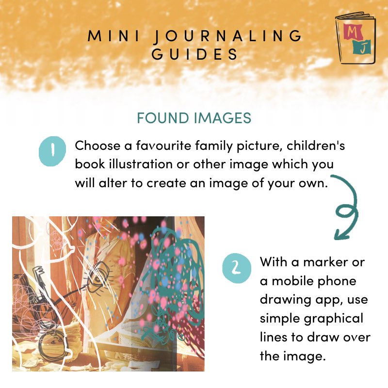 maternaljrnl's tweet photo. Mini guide by @HelenSargeant 

Use old photos, greetings cards, a children’s drawing, postcards or any image you fancy repurposing.
Stick in your journal or send to others through the post or letterbox? 

We love to see examples, pls RT @ParianteSPILab @holliepoetry @millihill https://t.co/giSqp6SZdV