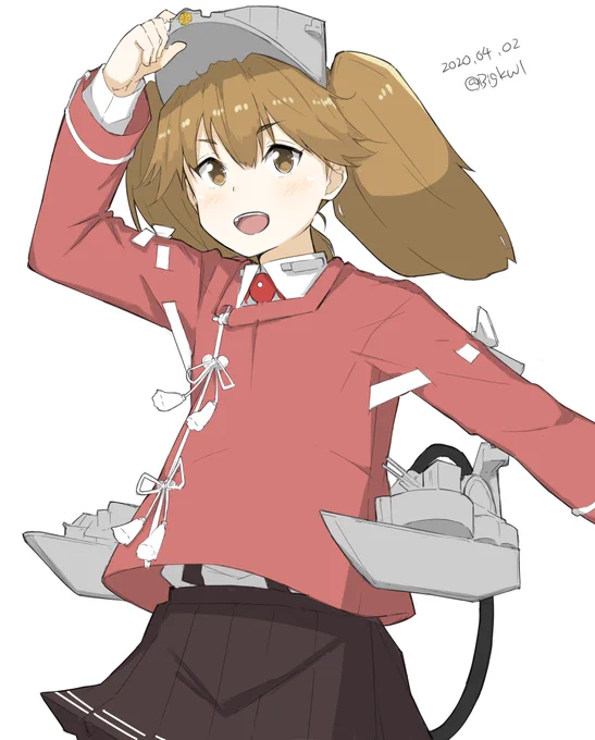 #艦これ版深夜の真剣お絵描き60分一本勝負
#艦これ版真剣お絵描き60分一本勝負_20200402
龍驤 
