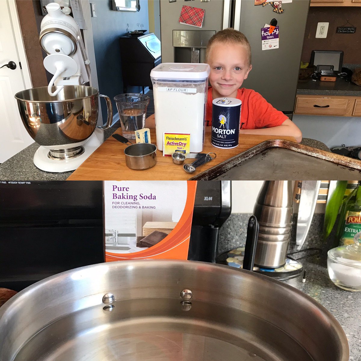 ChefgBmore's tweet photo. Name my Mise En Place😃 And my Sous Chef 😉 #cookingiscoping #missmyschoolkids @KenwoodBCPS @KenwoodHS @kenwood https://t.co/ZQbmenrXQj