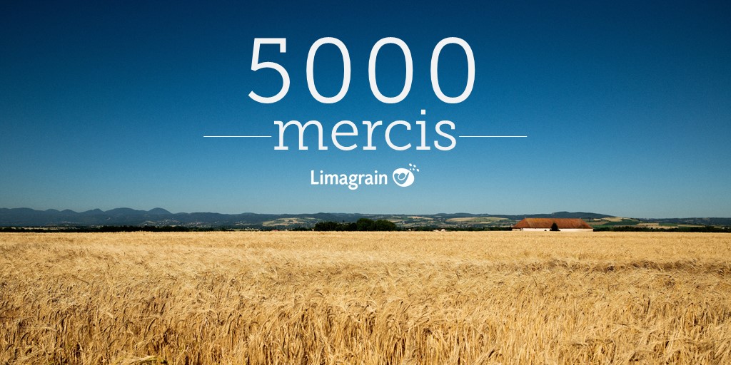 Limagrain's tweet photo. On avait failli passer à côté ! Cap des 5000 abonnés atteint depuis peu ☺️. Merci à toutes et tous pour votre suivi.
#cap5000 #FrAgTw #merci https://t.co/2T96PUBwtg