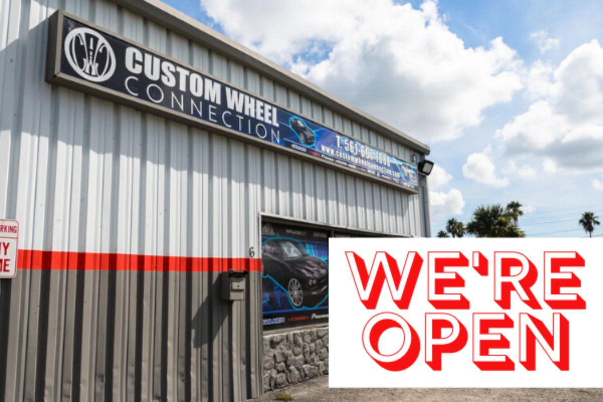 CustomWheelConn's tweet photo. We are open for business to handle all of your automotive needs including wheels, tires, alignments, brakes and any other automotive repairs. Please be safe during this very difficult situation. https://t.co/JwYENZqxVq