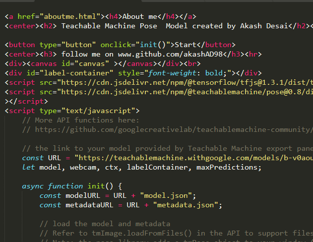 akashdai's tweet photo. Day 9 and Day 10 of #10daysofmlchallenge :
TOPIC: Machine learning using TF.js.
create Machine pose model
have amazing experience with
@tfugmumbai @ialimustufa thanks
#covid19 #staysafe
please check..
https://t.co/VASGgNeHoQ
https://t.co/NJYsMPqtl2 https://t.co/9Bwr3UlZaC