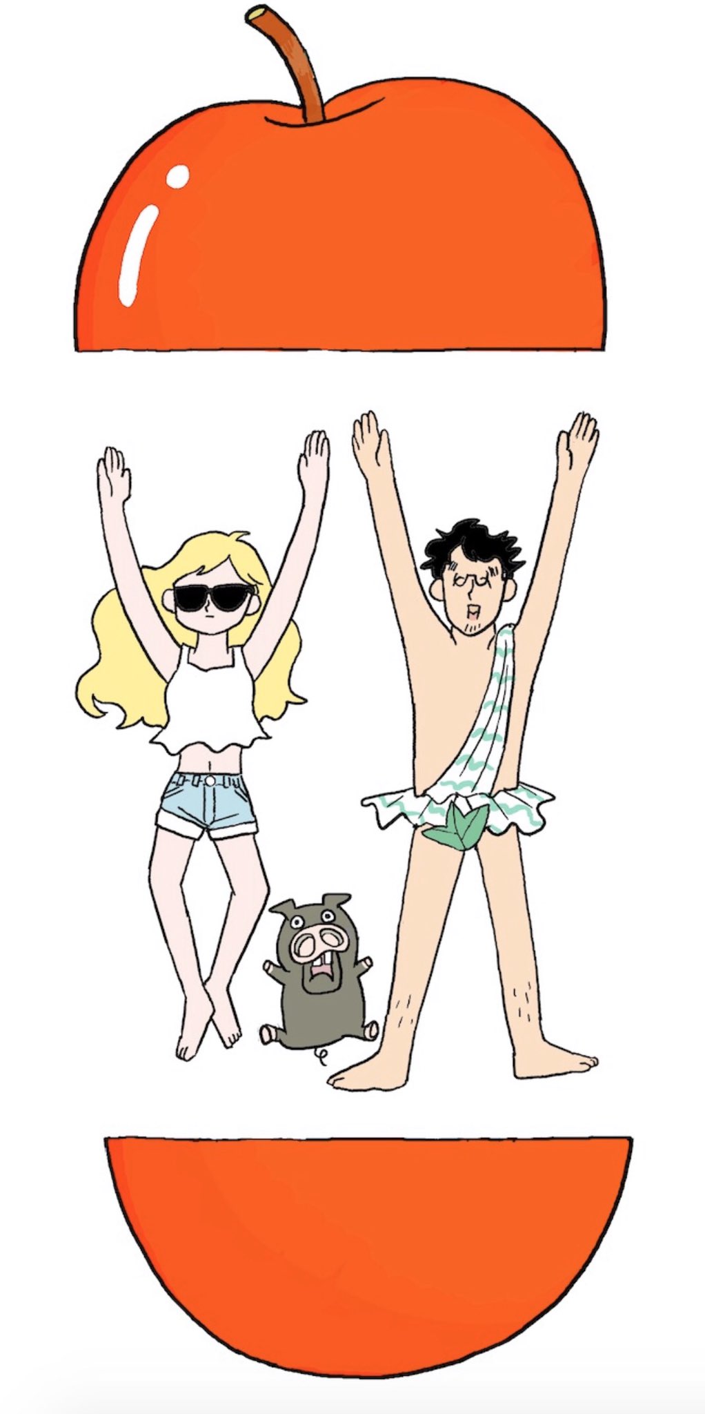 宮崎夏次系情報 今日のイラスト 宮崎夏次系 アダムとイブの楽園追放されたけど T Co Qdxazoqgsz Twitter