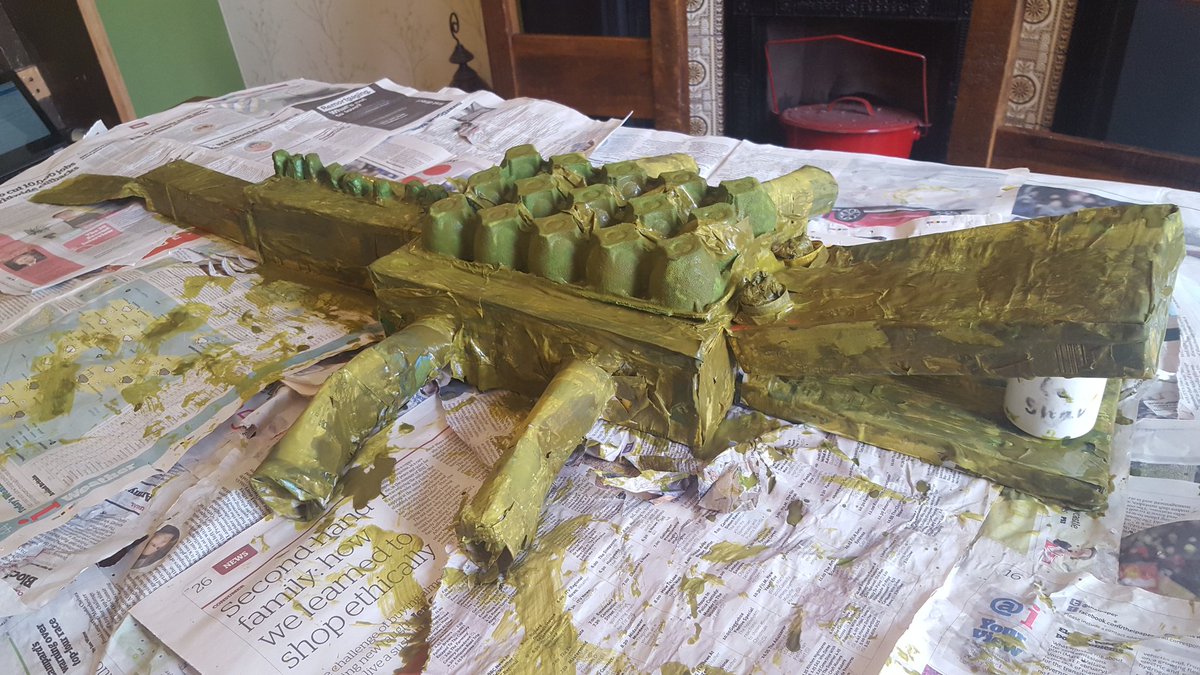 FrancescaBarni1's tweet photo. The crocodile is coming on nicely! #HLCHomeLearning https://t.co/XtONE1Jsv4