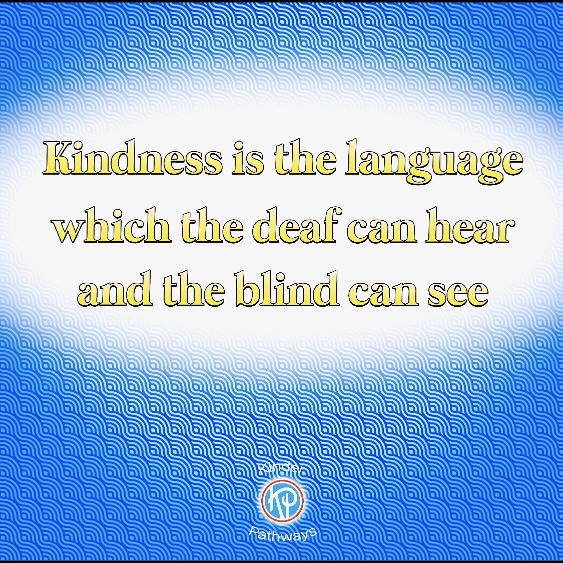 KinderPathways's tweet image. Your KINDNESS in thoughts, words, or deeds can be felt, heard, and seen. 🙂
#kinderpathways #gobekind #happiness #kindwords @melanie_korach #smile #uplifting #empathy #bekind #compassion #kind