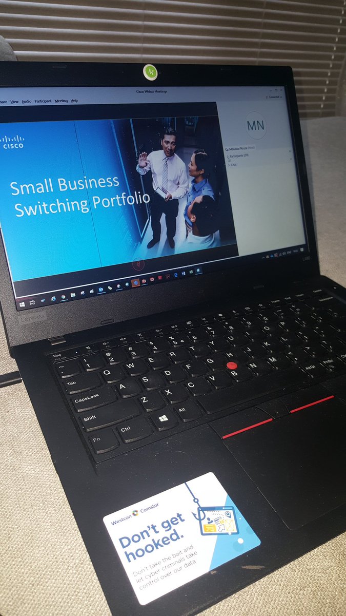 IvanizaCdA's tweet photo. Cisco Designed For and Meraki training during S.A. lockdown. Informing our partners on growth opportunities in Small Business segment. Truly important during these unprecented times! #CiscoSB #SSACiscoSB https://t.co/gf7Fz3KTP9