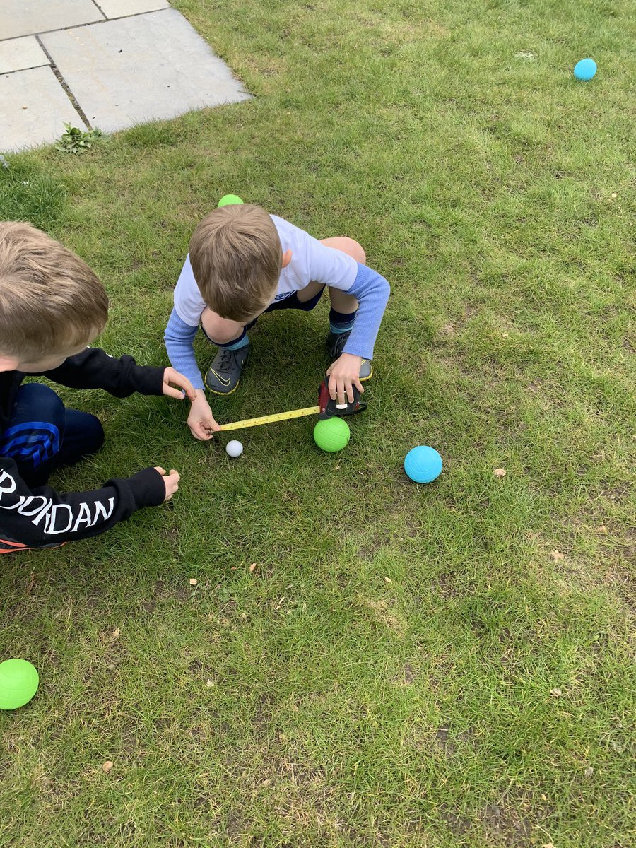 RebeccaLPotter's tweet photo. @TickfordPark #TPY1 working hard, outside drawing, measuring and baking. https://t.co/cdhoj3urje