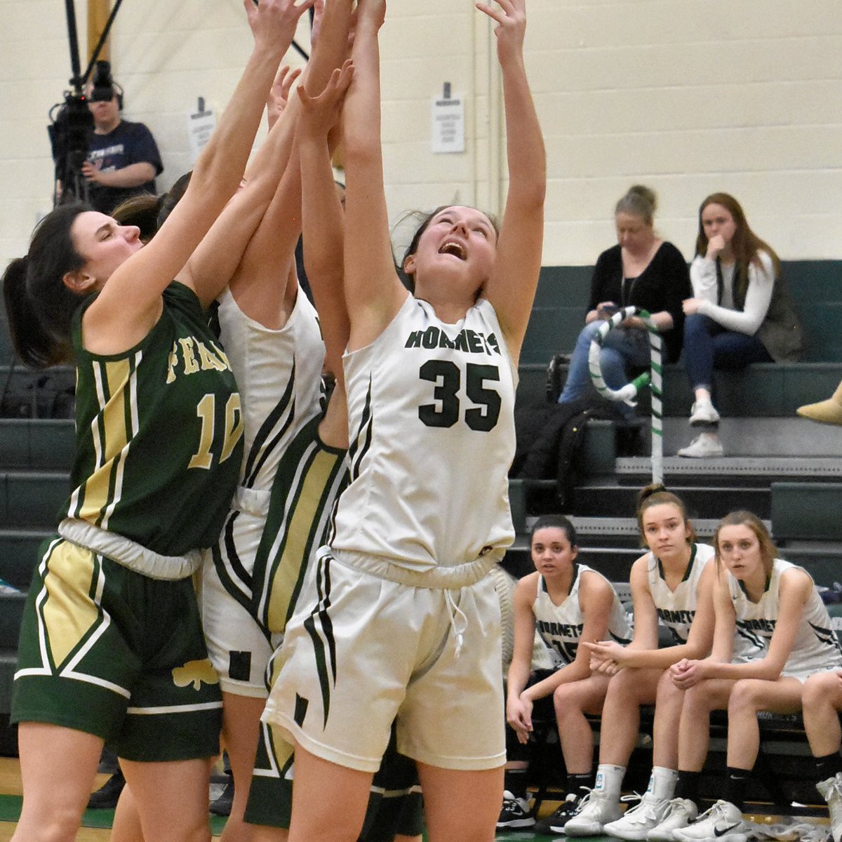 At this time, I'd like to present the Fallon Finnegan Most Improved Player Award for the Mansfield Varsity Basketball Team to Ms. Sarah Dooling!  Congratulations on your selection by your teammates and coaches.