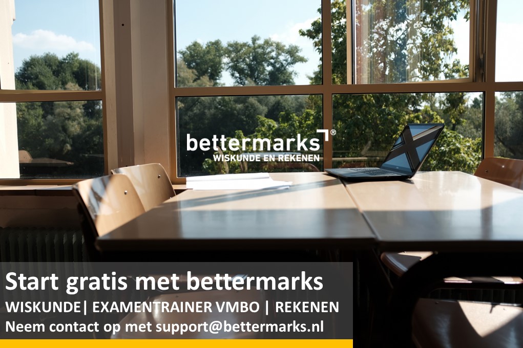 Om het lesgeven op afstand verder vorm te geven verlengen we onze actie!
Bettermarks wiskunde en rekenen is tot aan de zomervakantie gratis beschikbaar.
Meer informatie is te vinden op: nl.bettermarks.com/corona/