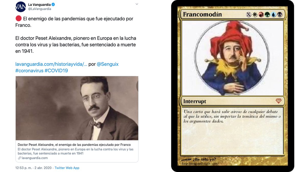 diazvillanueva's tweet photo. Muy mal deben ver la cosa. El Francomodín está en la mesa. https://t.co/wgyKvyZnNB