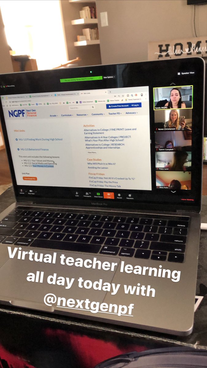 MissCMath's tweet photo. Quarantine can’t stop teacher PD 😂 https://t.co/FoXmrIlJM7