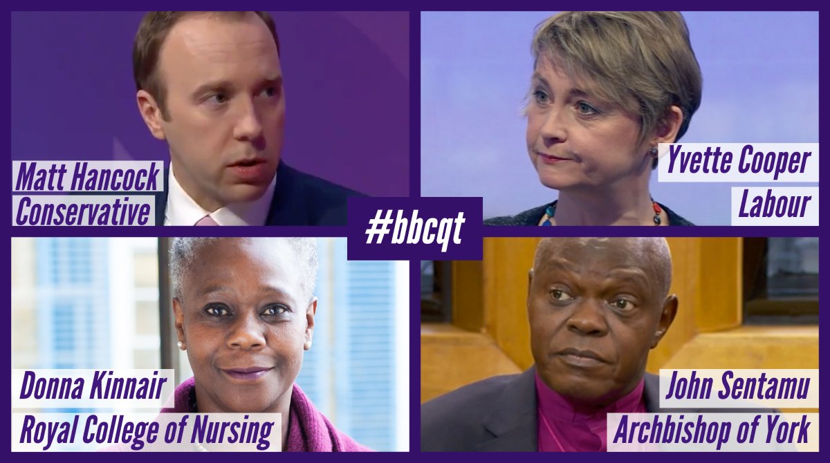 BBC Question Time tweet media