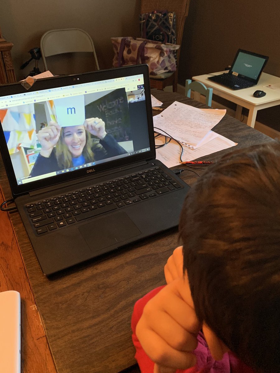 MrsANWalsh's tweet photo. ZOOM call with Mrs. Cameron! #TEACHINGMATTERS #LEARNINGMATTERS #RESSPROUD @mrscameron209 @RinggoldSouth @RSDRAMS https://t.co/gRfg8VxX2m