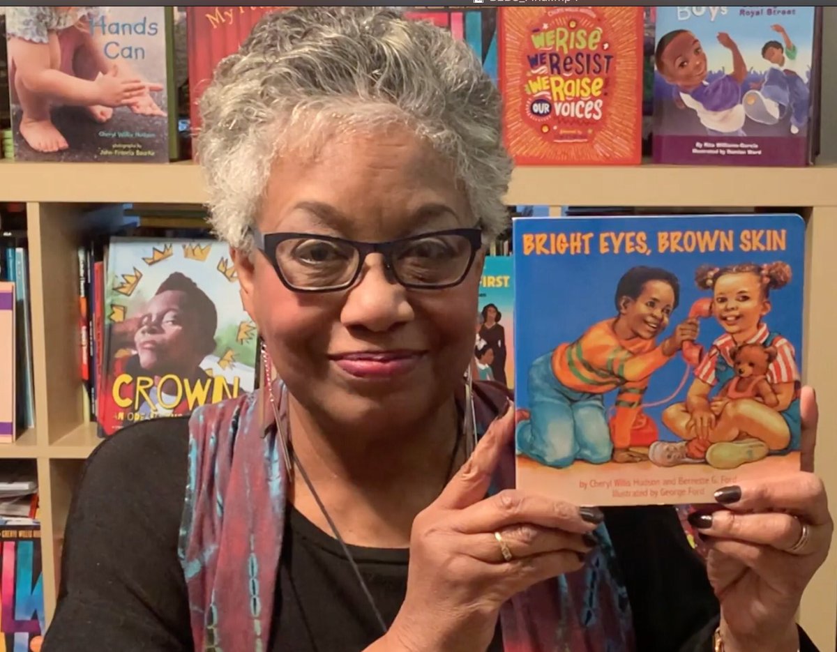 JustUsBooks's tweet photo. 📚It’s story time!📚

Join author Cheryl Willis Hudson ( @diversitymom_ch ) as she reads from her picture book classic Bright Eyes, Brown Skin, co-written with Bernette Ford, illustrated by George Ford. 

🎬 https://t.co/OzIcsHDTP9

#kidlit #storytime #readaloud #youtube https://t.co/AmsCvB0eoG