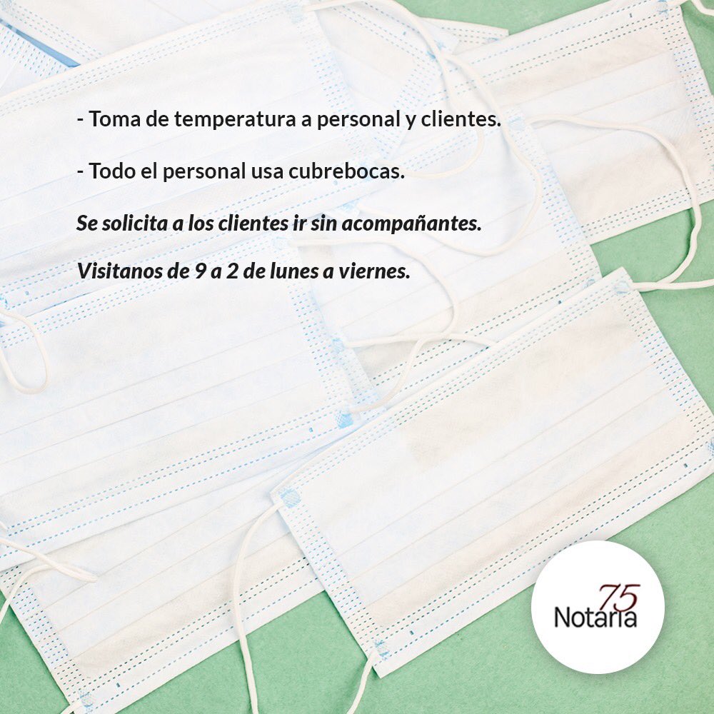Notaria75's tweet photo. Seguimos todas las medidas de higiene necesarias para cuidarnos y cuidarte. Te esperamos de 9 a 2 pm. Escríbenos por
WhatsApp: (998) 275 8234 
Llamanos; 2518083, 2349339
Nos encontramos ubicados en: SM 64 MZ 28 LT. 2 CALLE 21 NORTE.
@VivoEnCancun https://t.co/VJHl5L2t8n