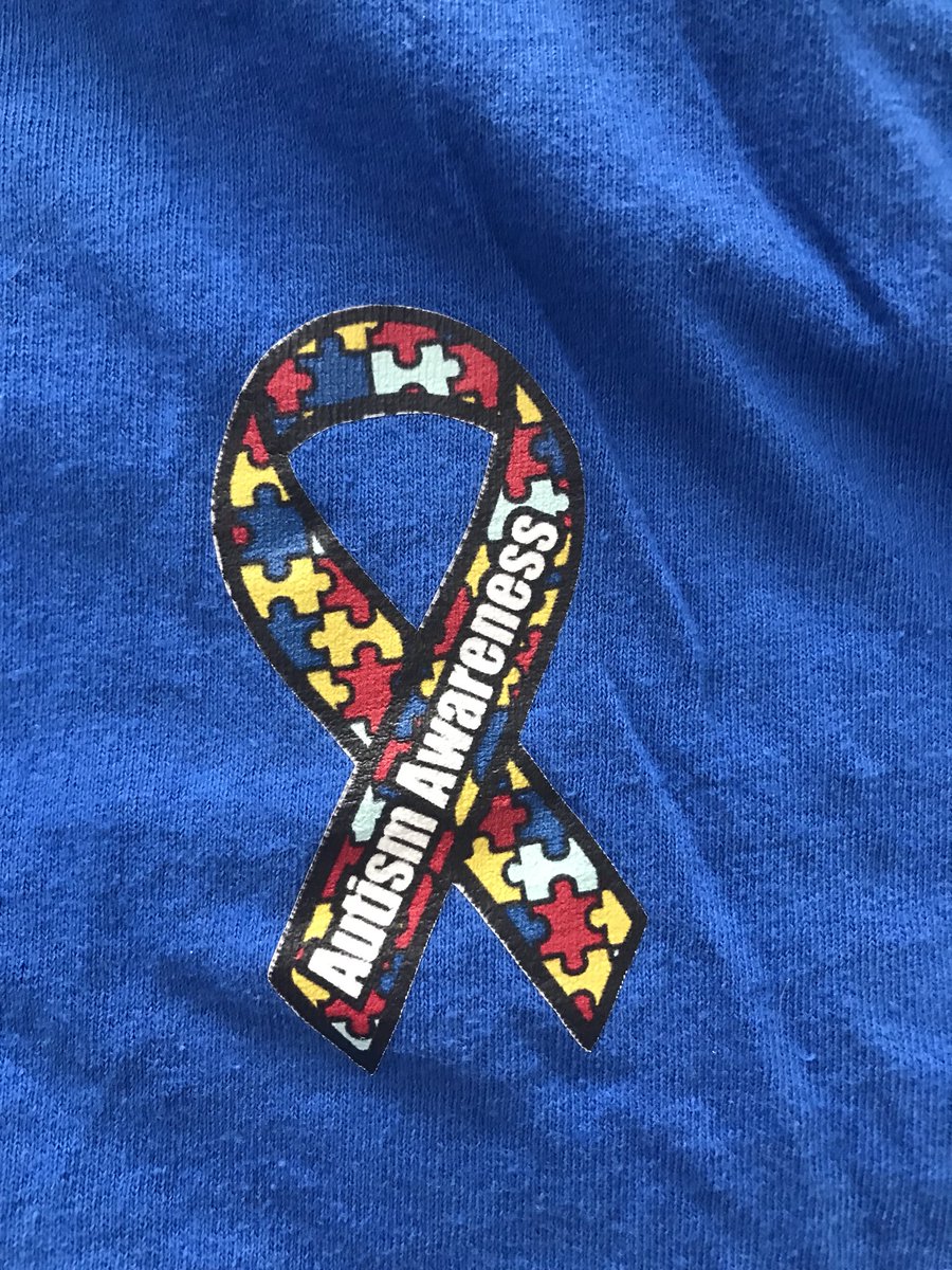 Beckyfoutz1's tweet photo. Proudly supporting my boy and many others today! Let’s light it up blue! #AutismAwareness #camostrong #proudmom https://t.co/aRzHYgJdJi