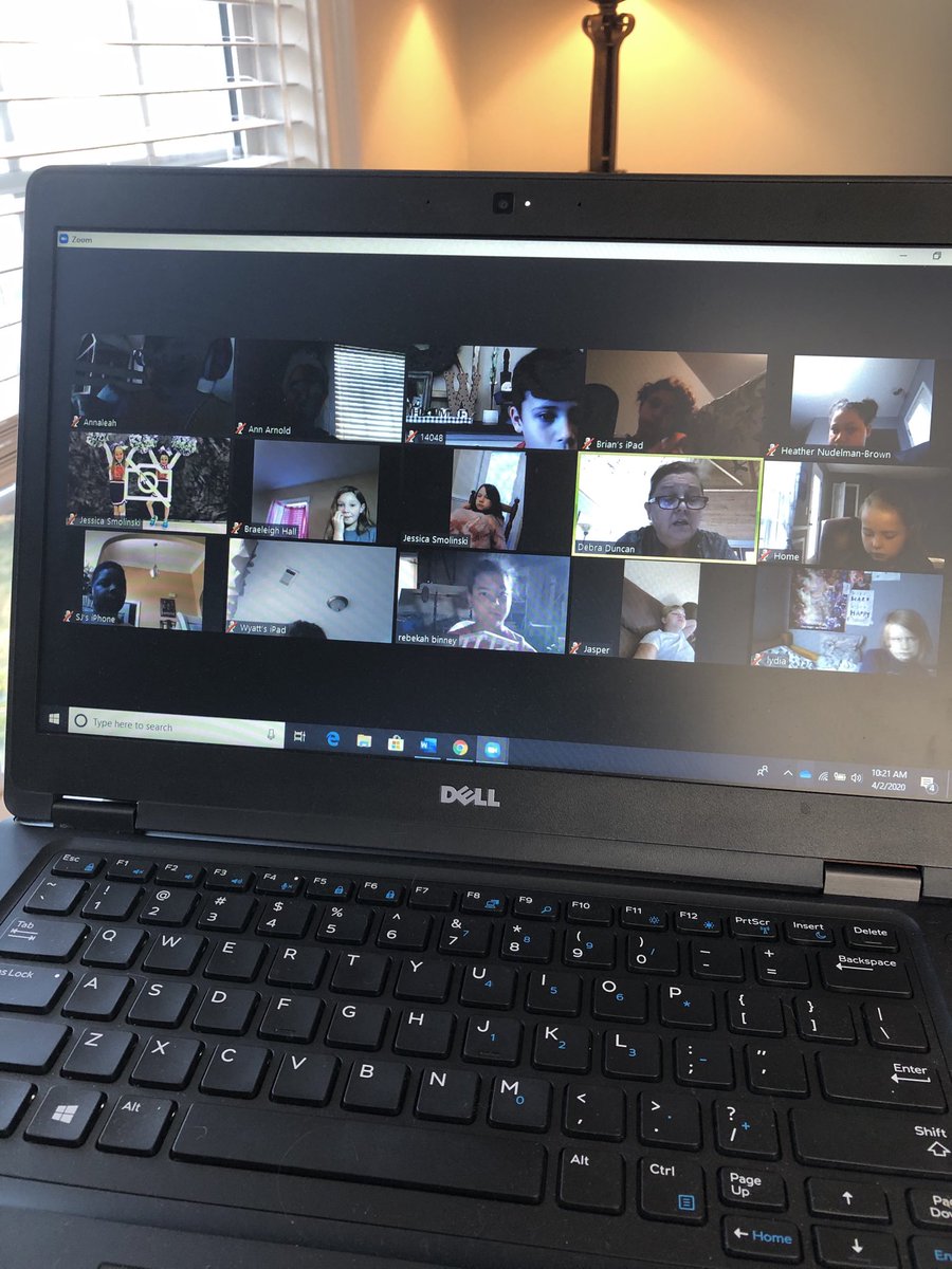 Best day so far for me!! I got to Zoom with Mrs. Duncan’s 3rd grade class and participate in her online interactive class!  I have missed these sweet babies so very much.  My heart ❤️ is full from just getting to see and talk to them! #pauldingdld2020
