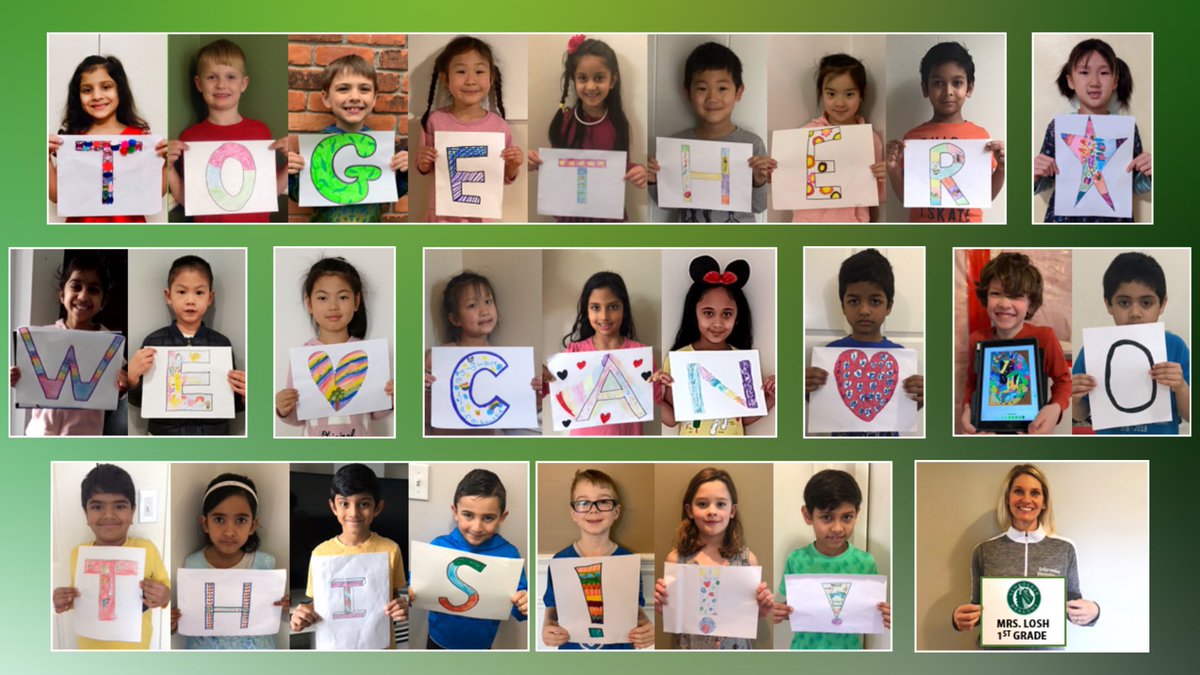 MrsLosh1's tweet photo. Let’s stay positive! Our kids need us now more than ever! #TogetherWeCanDoThis #OneTroy #SchroederDragons https://t.co/3aERcPVtL8