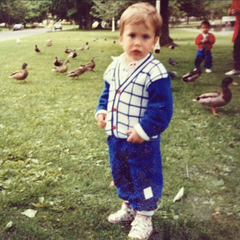 CoachSoares1's tweet photo. A little Throwback Thursday.  The day my fear for ducks began. #duckbitmyfinger #ThrowbackThursday #spartanspirit https://t.co/oew812sb33