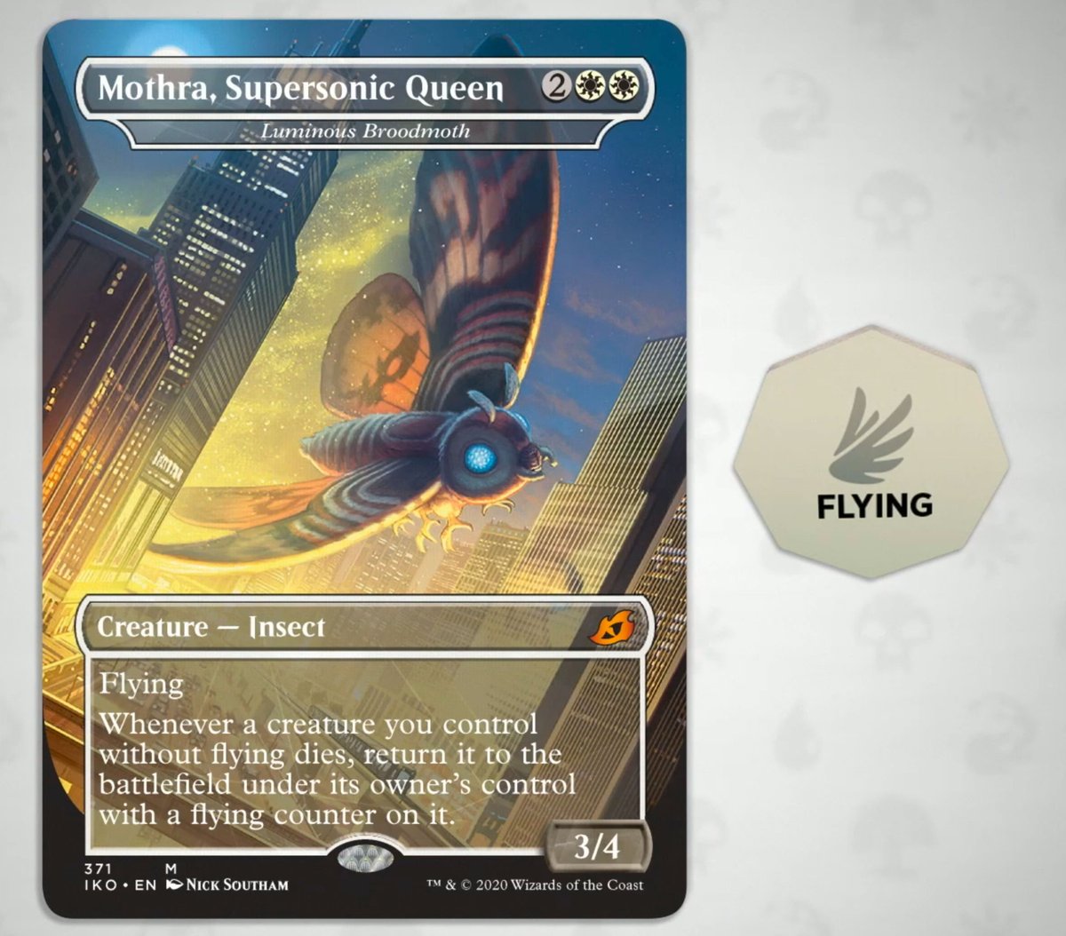 Luminous Broodmoth and Mothra, Supersonic Queen feature Ability Counters # MTG #MTGIKO #MTGIkoria Luminous Broodmoth and Mothra, Supersonic Queen feature Ability Counters # MTG #MTGIKO #MTGIkoria
