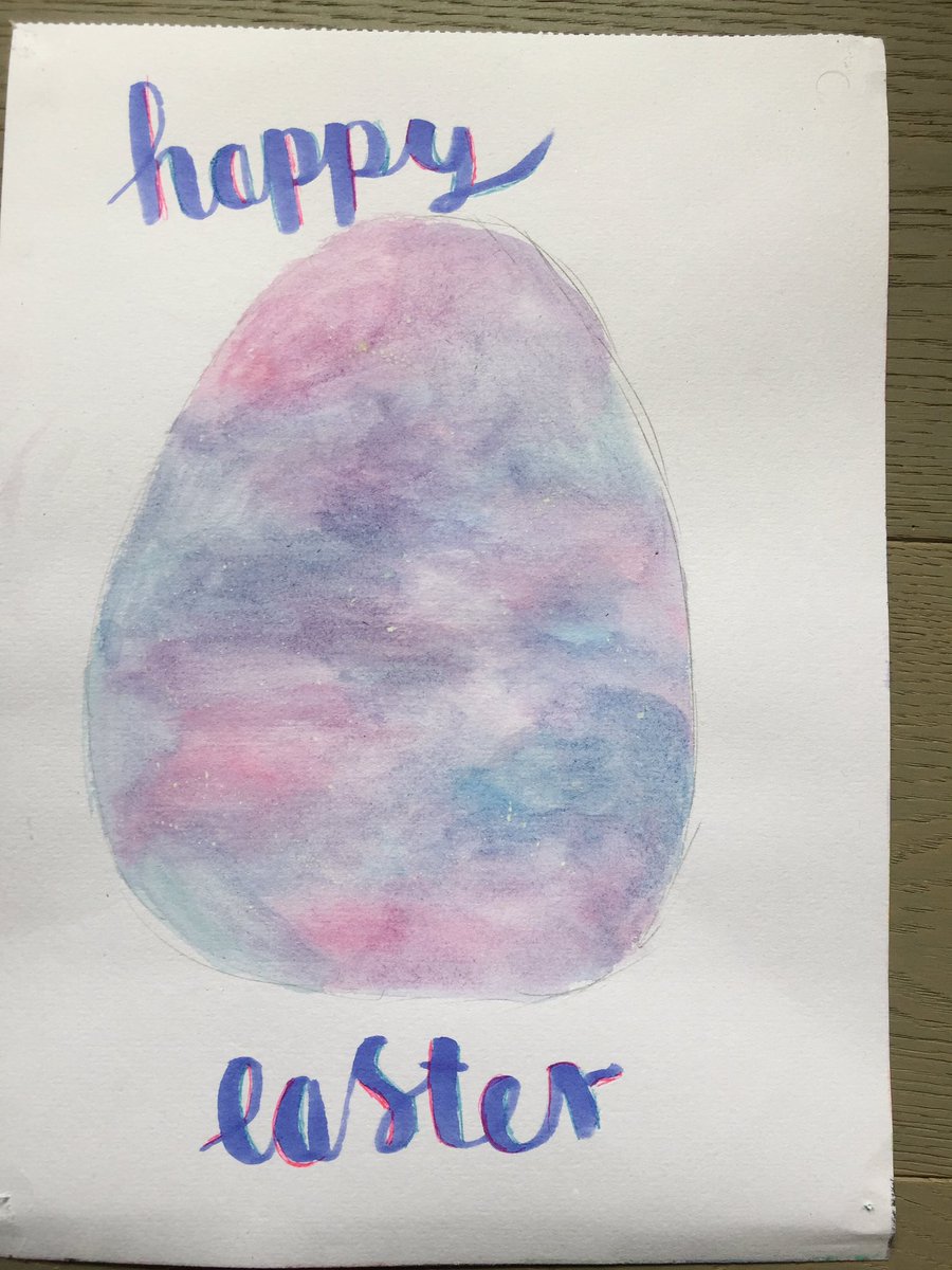 Knittinglynnie's tweet photo. Elsie’s egg and her Rainbow to say thank you to everyone keeping us safe  @StruthersSchool #Struthersegghunt https://t.co/galYPF1xhi