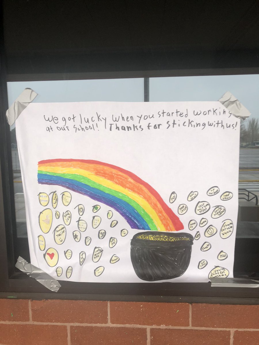 ChuckPuga's tweet photo. These were on the doors of Smoky Hill High School this morning. Moved me to tears. https://t.co/sv1a93VDoE