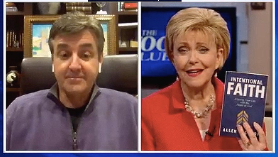 700club's tweet photo. From today's show, pastor of  @wochurchtn and author of the new book “Intentional Faith”, @allenjacksonmin joined us via Skype.  He shared about having faith that aligns our lives with the heart of God even in the midst of the uncertainty around us. 🙌🏽  https://t.co/40gTRTarMO https://t.co/8NH9AucODi