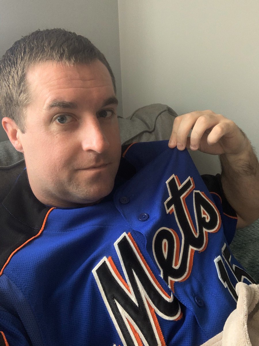 #VirtualSpiritWeek Sports Day. Wearing my New York Mets jersey and missing baseball. <a href="/rbmsROCKETS/">Red Bank Middle</a> #RBBisBIA