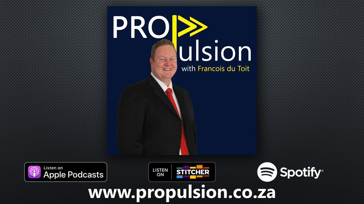 PROpulsionLive's tweet image. New episode out Friday 3 April 2020!

Be sure to subscribe on your favorite podcasting platform or join our mailing list to receive a notification when we release new episodes.

Website: propulsion.co.za