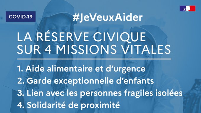 sup_recherche's tweet photo. #COVID19 | 💪 https://t.co/Mb05gpvY91 est une initiative solidaire qui vous permet de proposer votre aide à des associations qui recherchent des bénévoles pendant cette période de crise sanitaire. #JeVeuxAider https://t.co/BTu3loQrVy