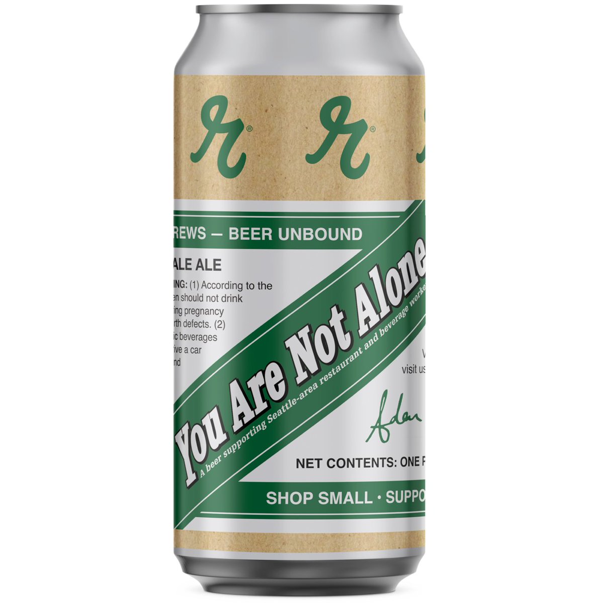 BREWPUBLIC's tweet image. Reuben's Brews to release You Are Not Alone Hazy IPA to benefit Big Table, a group that supports the food and beverage industry workers laid off due to COVID-19. Info: brewpublic.com/beer-fundraise… #reubensbrews #underberg #bigtable #beerbenefit
