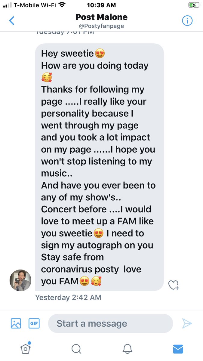 Posers pretending to be <a href="/PostMalone/">Post Malone</a> so sad. I’m not a dummy lol <a href="/rriproarin/">GPop (my friends call me Prettyface)</a>