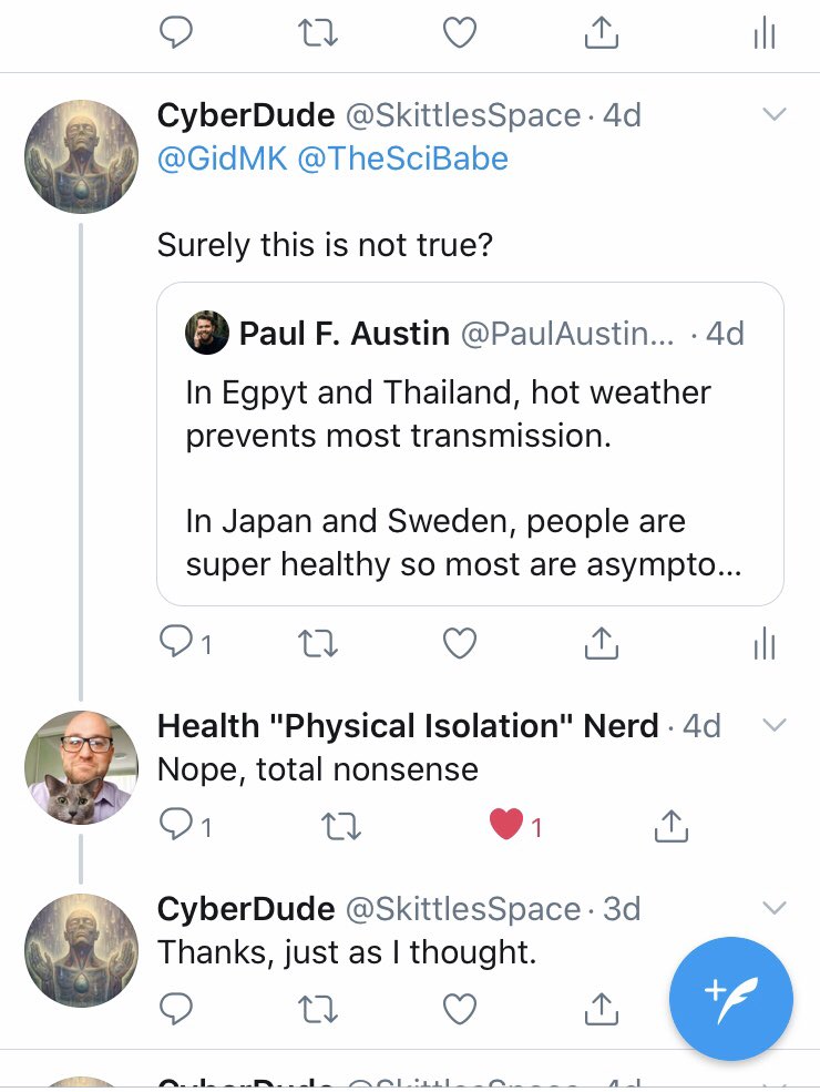 AussieBTC's tweet photo. @PaulAustin3w See, total nonsense! An actual research science who knows more about virus and science than you ever will. You’re sad person. https://t.co/4rmrDrHbRr