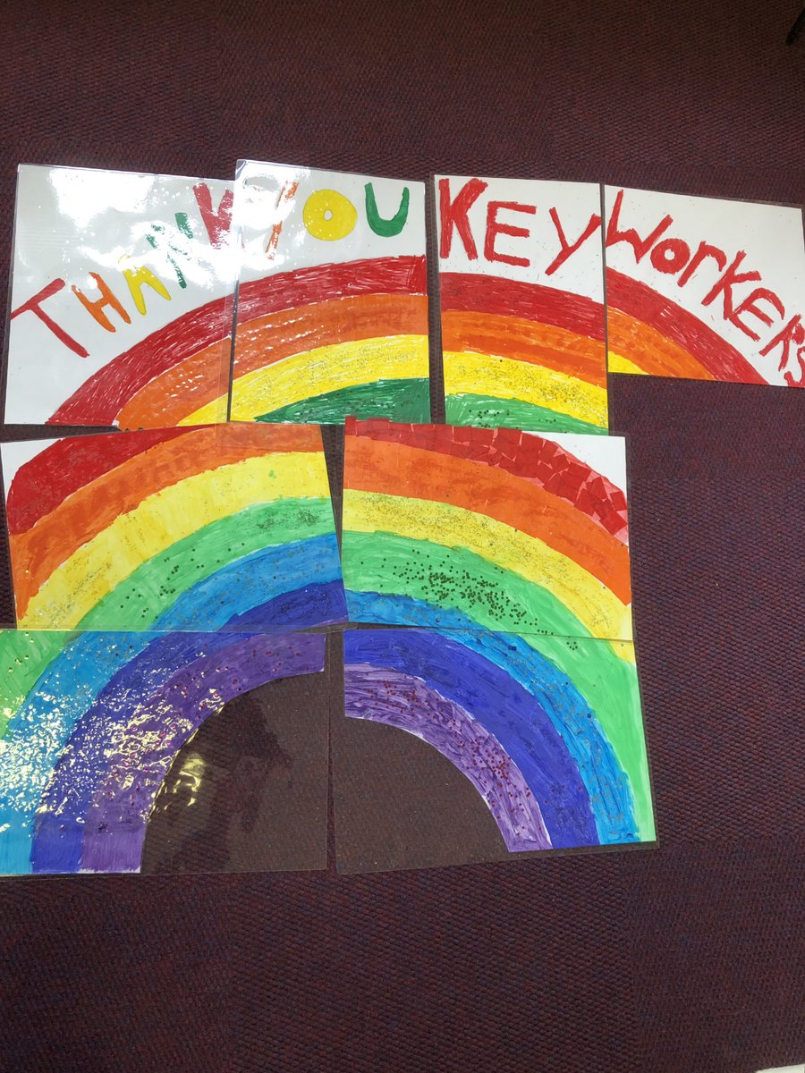 And finally a massive thanks to St Margaret’s CE In  #Greenwich for this superb  #greenwichrainbow - please remember to clap, cheer, bang and whoop for all of our public sector workers doing exceptional things tonight at 8pm!  #clapforkeyworkers  #ClapForCarers  #clapforNHS