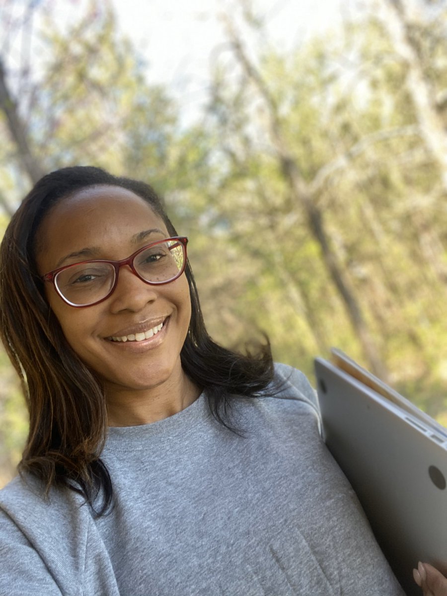studentofedu's tweet photo. I decided to record my first read aloud at the park, today. It doesn’t replace my love ❤️ of reading to them in person, but I pray they enjoy it on Monday. #4thgradeteacher #digitallearning #patriotsstem #pharrmillpark #missmyscholars https://t.co/RNN9armPnD